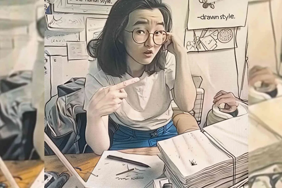 增强手绘风格   - AI绘画作品展示 | Midjourney中文版生成