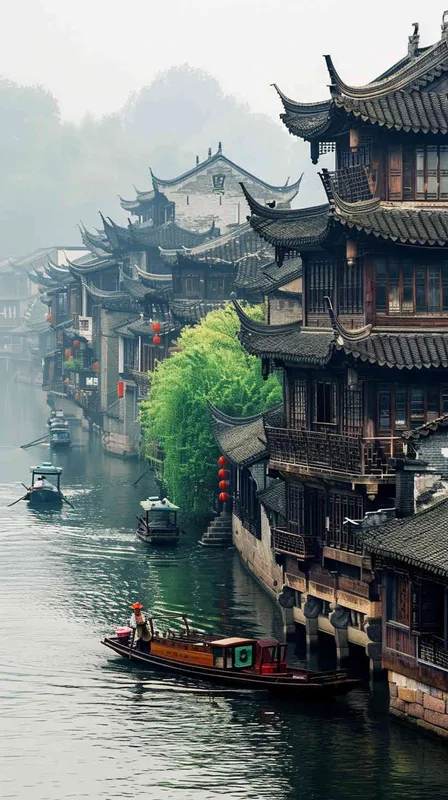 怀旧与感慨
在繁华的景象中，作者的心绪却飘向了远古，怀念起过去秦淮河的历史光景，想象着历史上的文人墨客在这里留下的足迹。此时，画面中融入了历史的回响和文化的深度，作者的感慨和怀旧情绪渗透了整个镜头。 - style4部分