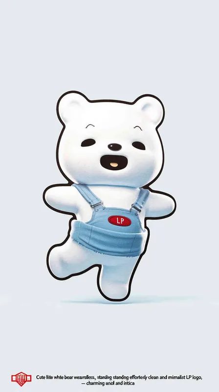 Acute little white bear inoveralls, standing naturally and full-faced,BubbleMart style, clean and simple design, lP image, high-grade natural color matching,bright andharmonious,cute andcolorfuldetailed characterdesign,behance,Shanghai style Organicsculpture,C4D style, 3D animation style characterdesign,cartoon realism, fun character setting, raytracing,childrens book illustration style --ar 3:4 --niji5--iw 0.8 --q 2--s 500 - style3部分