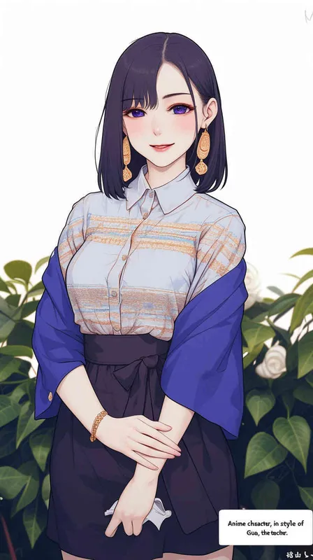 动漫人物，gua老师风格 - style3部分