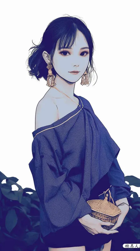 按图姿势生成一个动漫人物形象，日式插画风格 - style2部分
