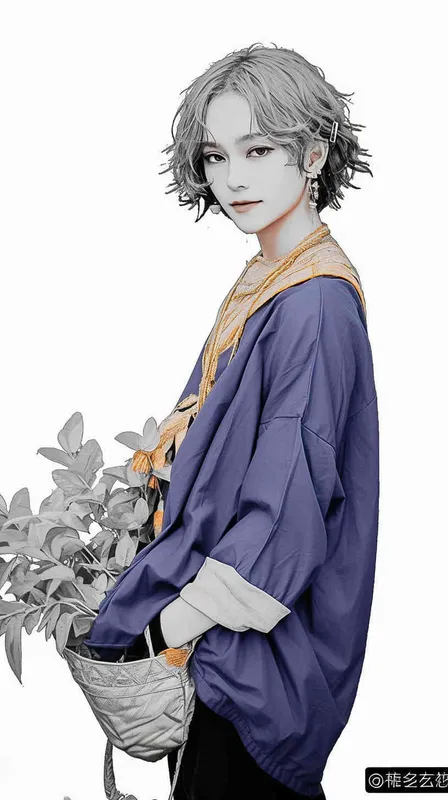 按图姿势生成一个动漫人物形象，日式插画风格 - style3部分