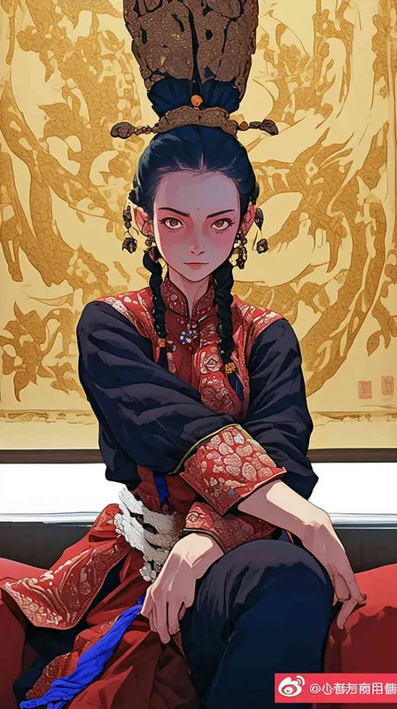按图片姿势生成一个动漫人物形象，日式插画风格 - style3部分