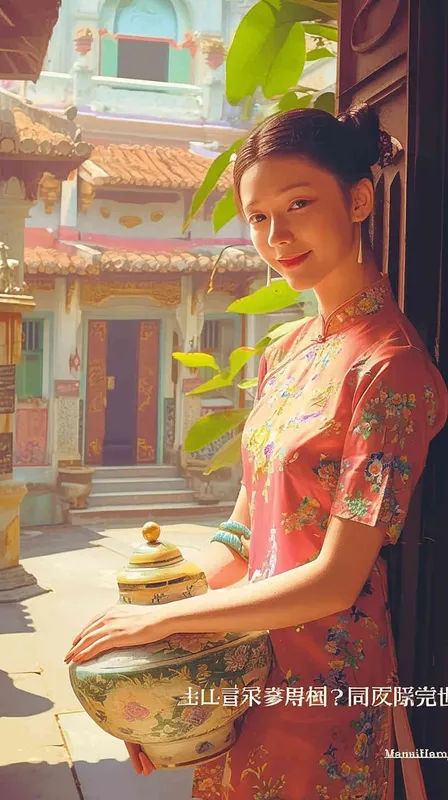 动漫风格，新加坡美娘惹文化 - style2部分