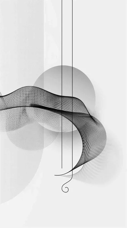 Minimalist poster design, number 